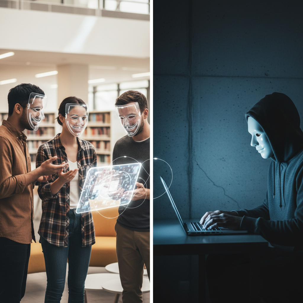 The two faces of online anonymity