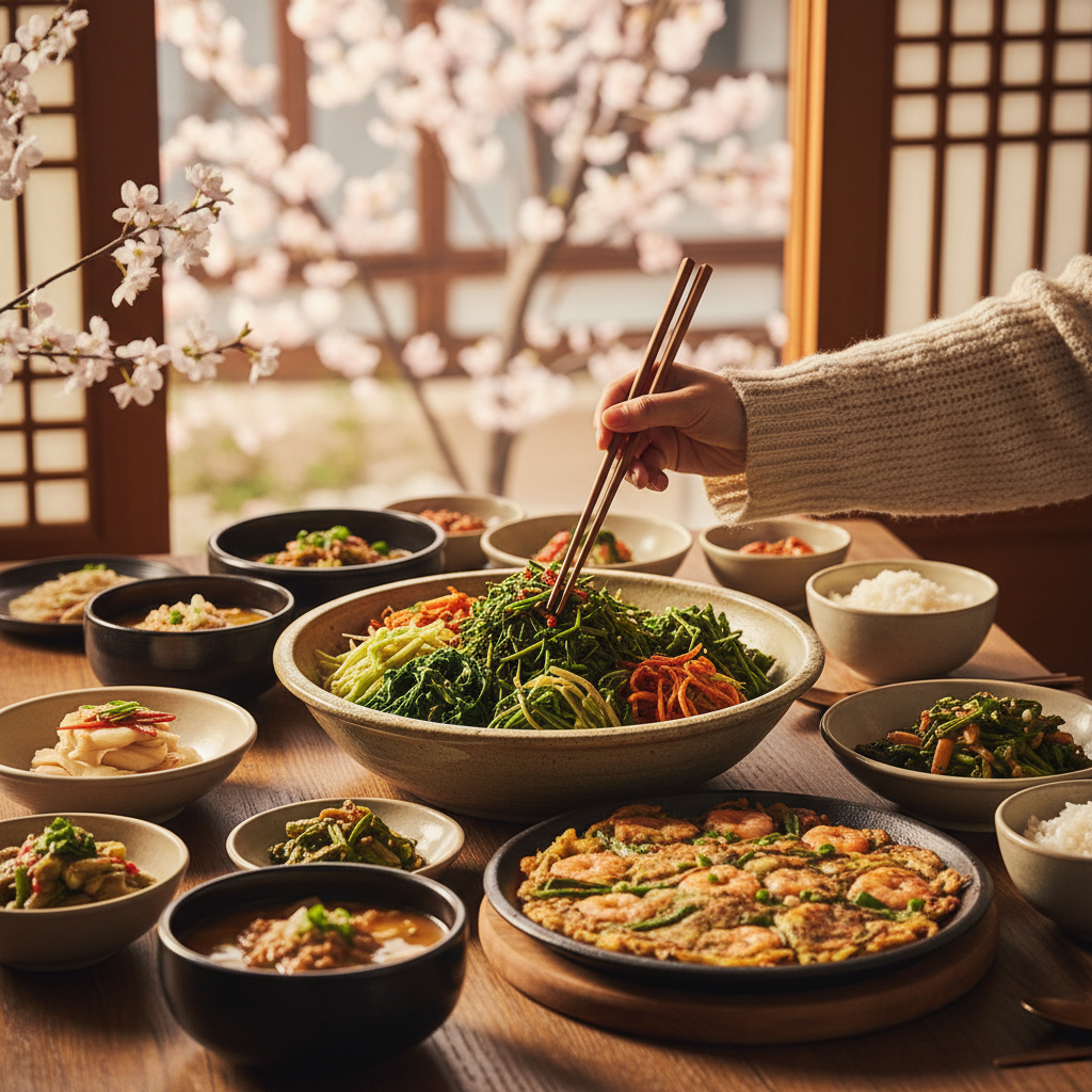 Korean food through the four seasons