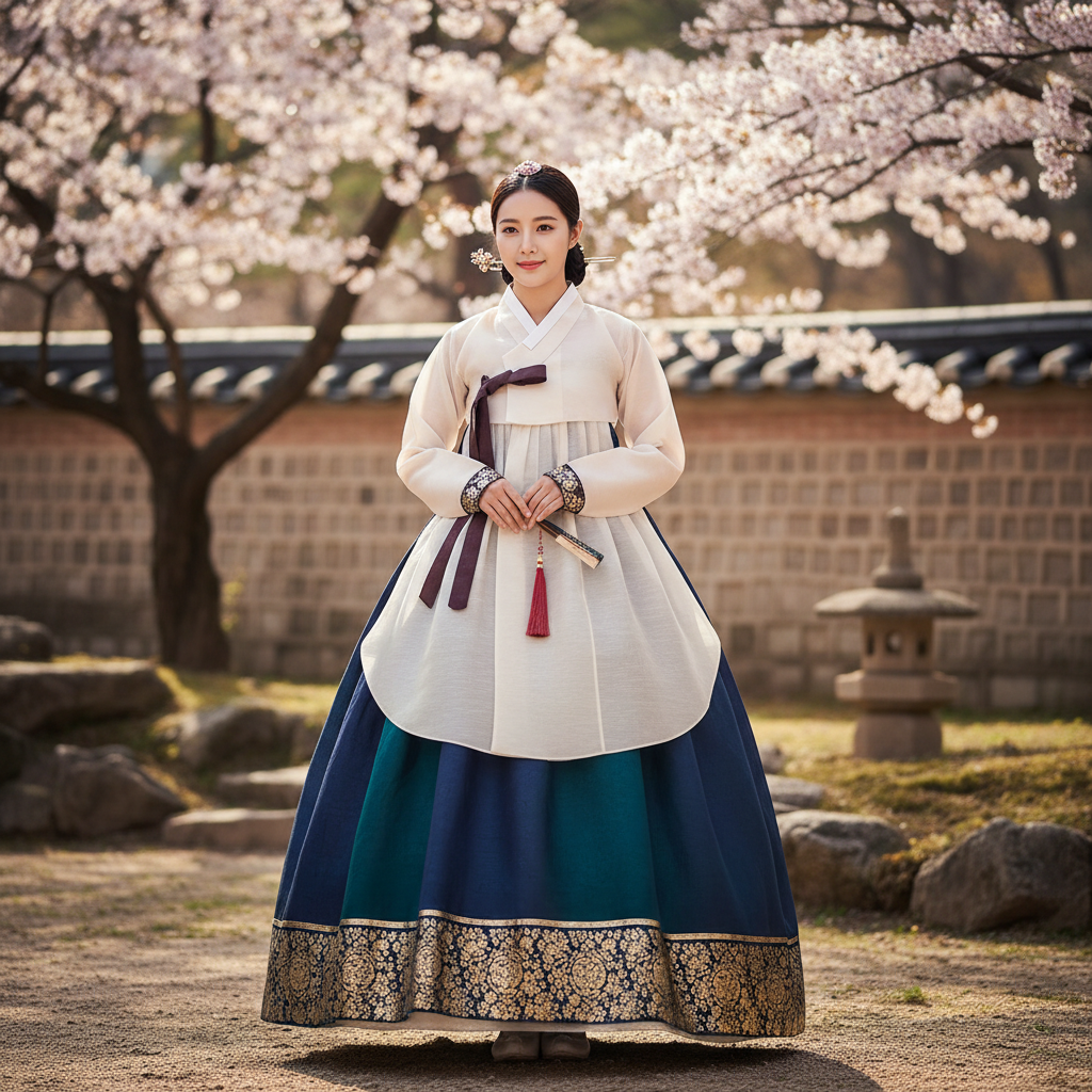 A Traditional Korean Dress, Hanbok