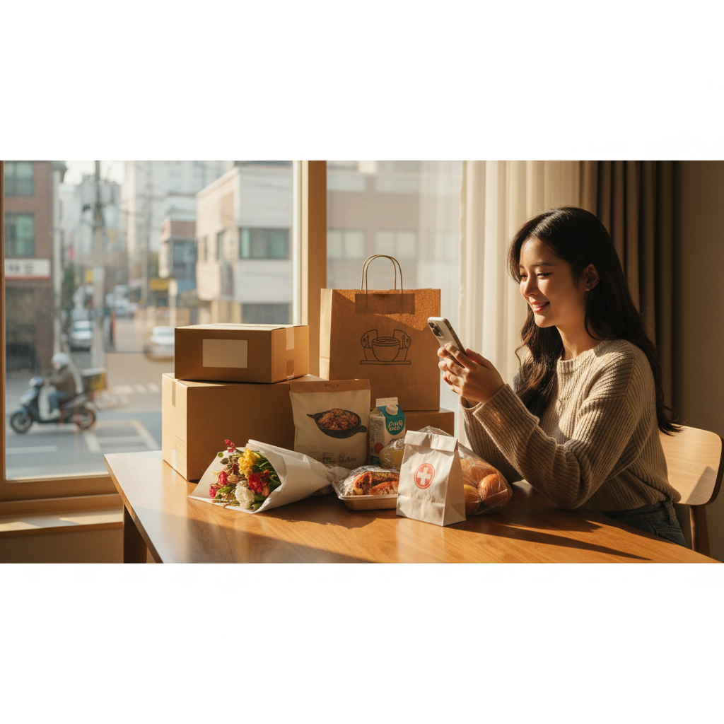 Korea's Convenient Delivery Services