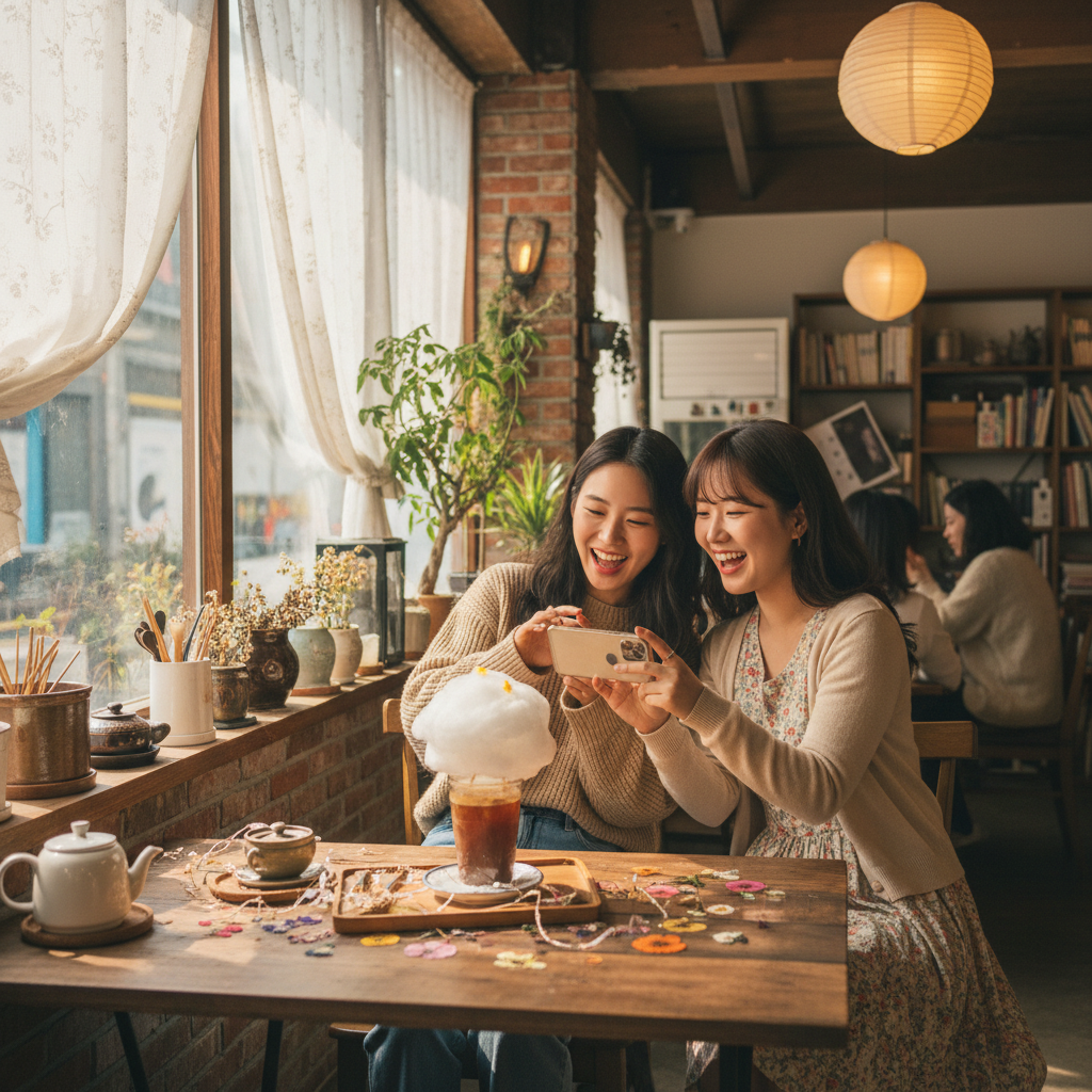 The Unique Charm of Korean Cafes