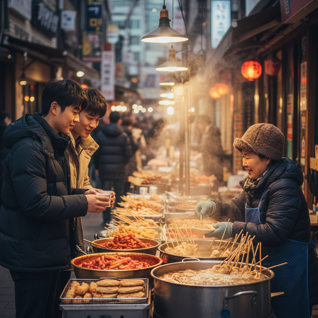 The Charm of Korean Street Food
