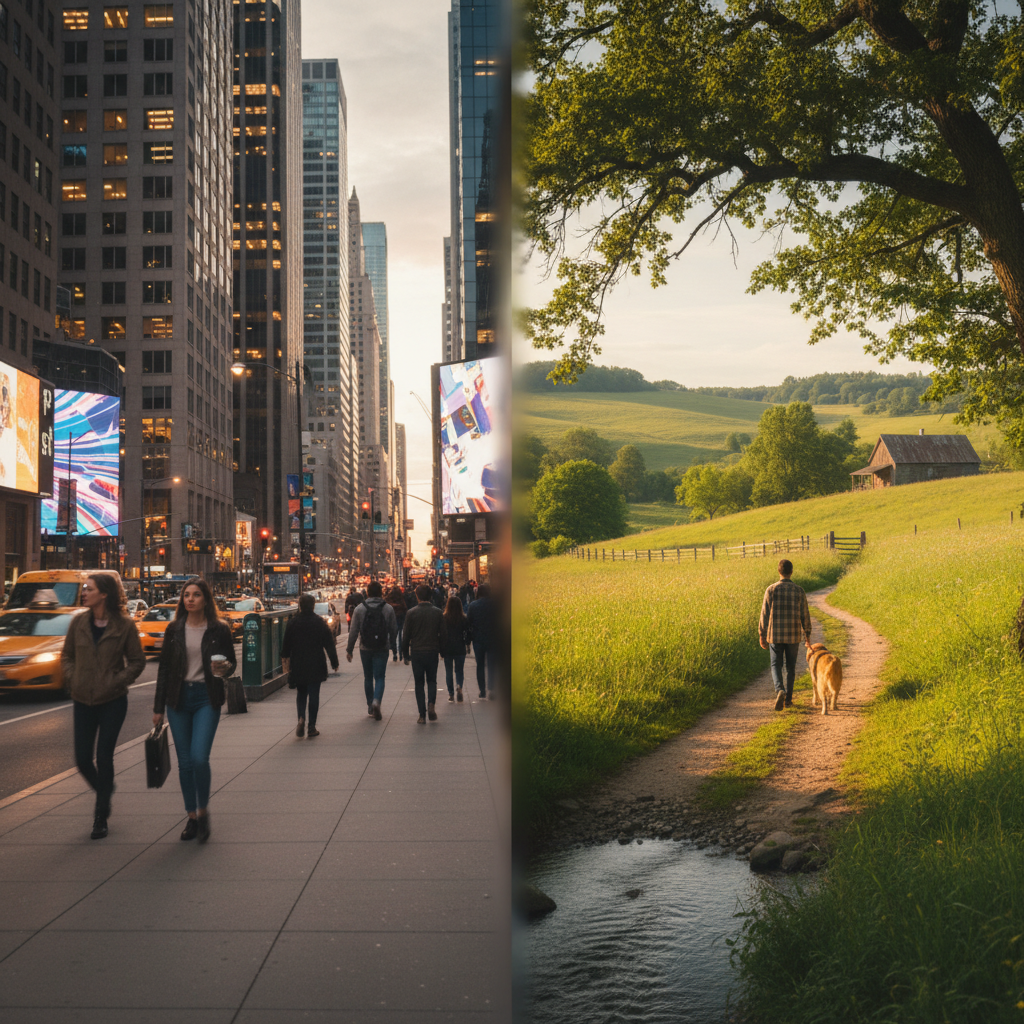 City or countryside: where to live