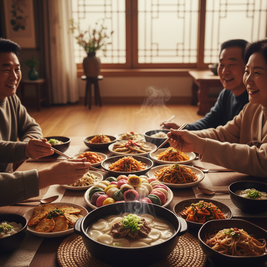 Foods eaten on Korean holidays