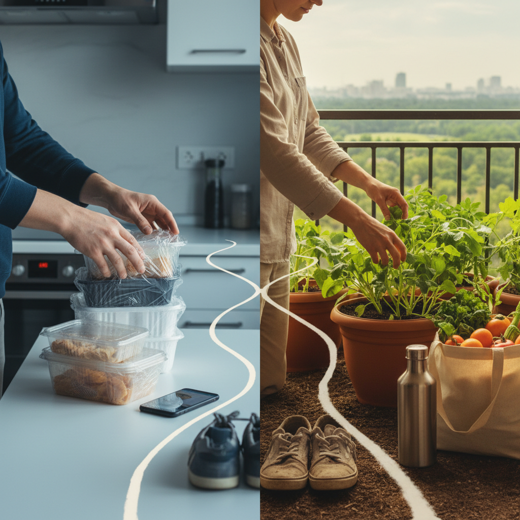 Choosing between convenience and the environment